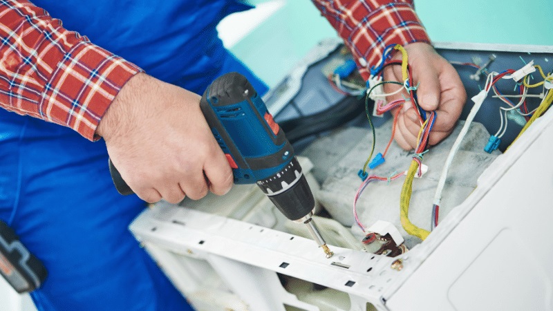 Büyükçekmece Fondital Fondital çamaşır makinesi kart tamiri – Su almama arızası orijinal parça ile giderildi. - Teknik servis örneği